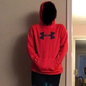 SUPER CUTE NEON PINK UNDER ARMOUR HOODIE